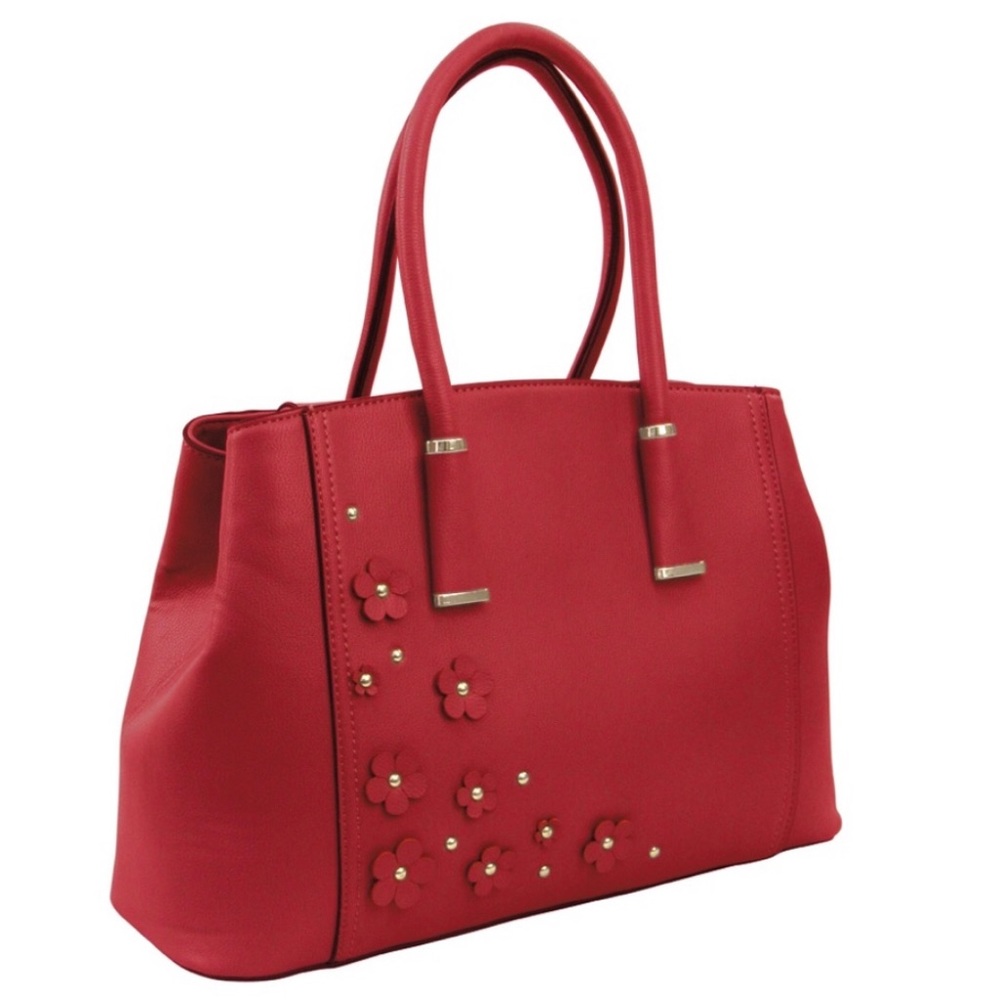 ⬇️AR New York Flower Studded Satchel